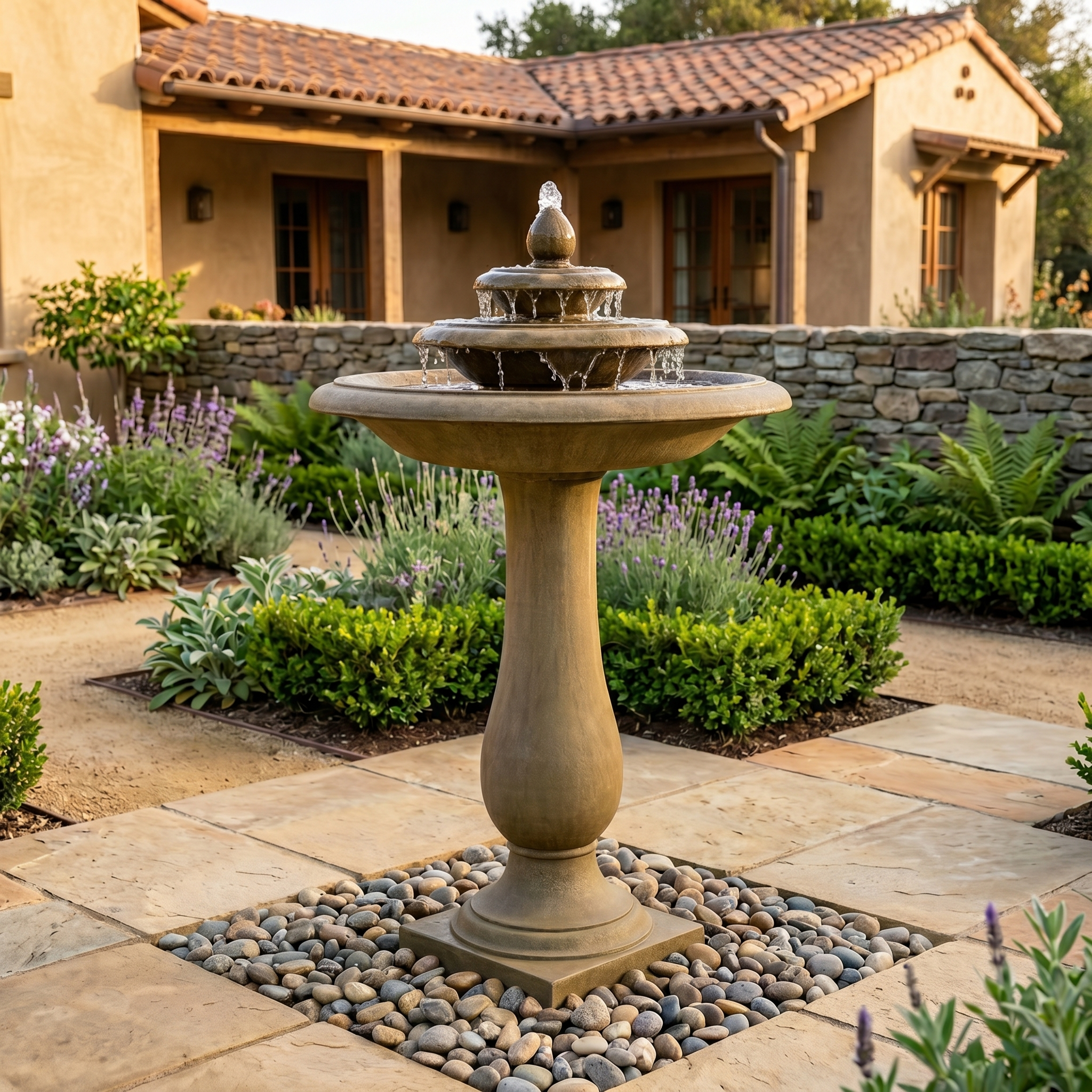 Cladridge Tiered Garden Fountain – Soothing Company