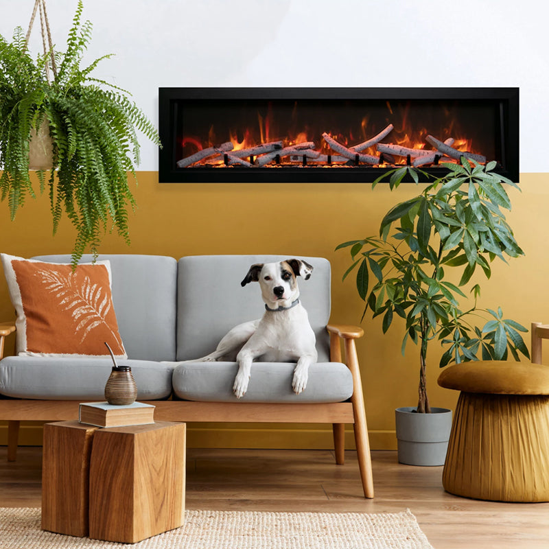 Amantii Panorama 72" BI Deep XT Smart Indoor| Outdoor Electric Fireplace