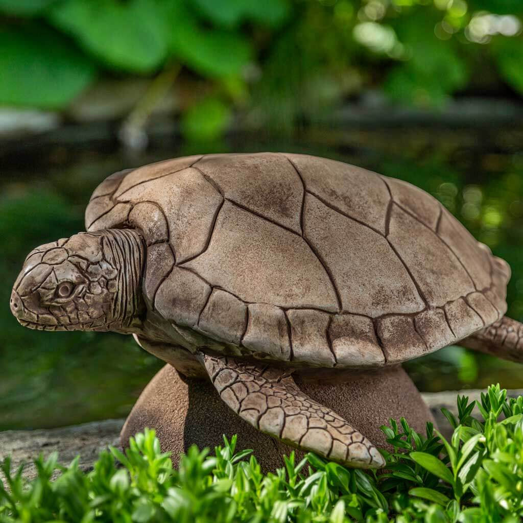 Large Sea Turtle Garden Statue – Soothing Company