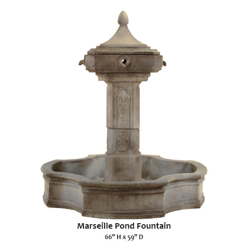 Marseille Pond Fountain