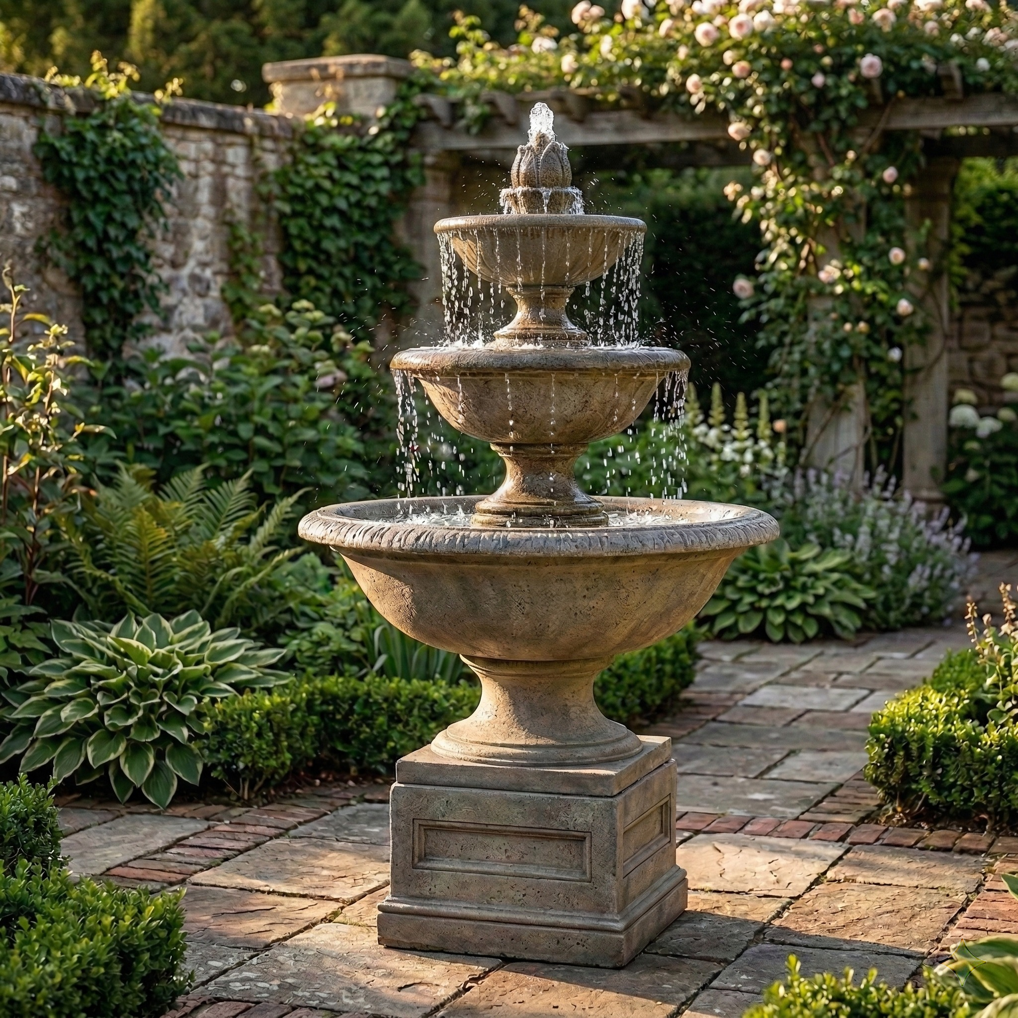 Monteros Three Tiered Fountain – Soothing Company