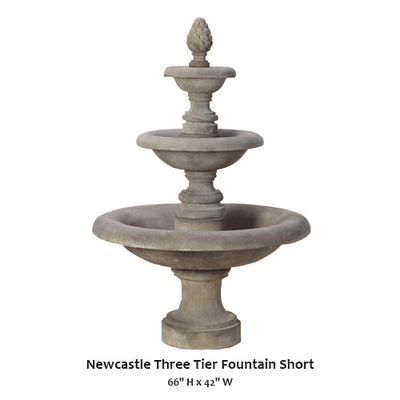 Newcastle Three Tier Fountain Short