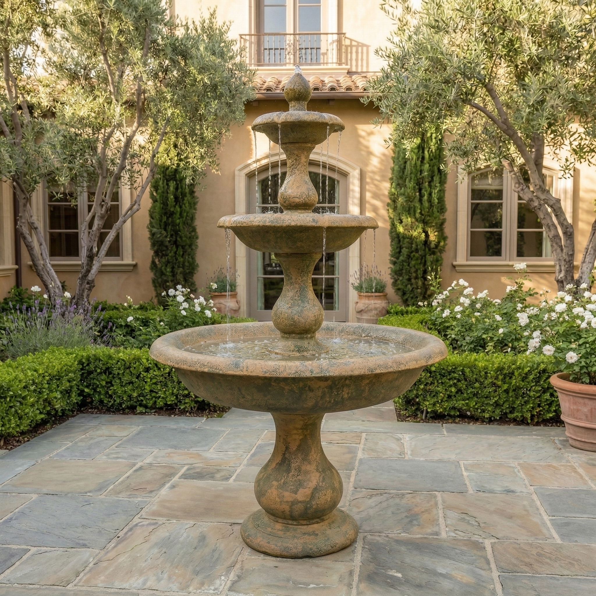 Old Toscano 3-Tier Water Fountain