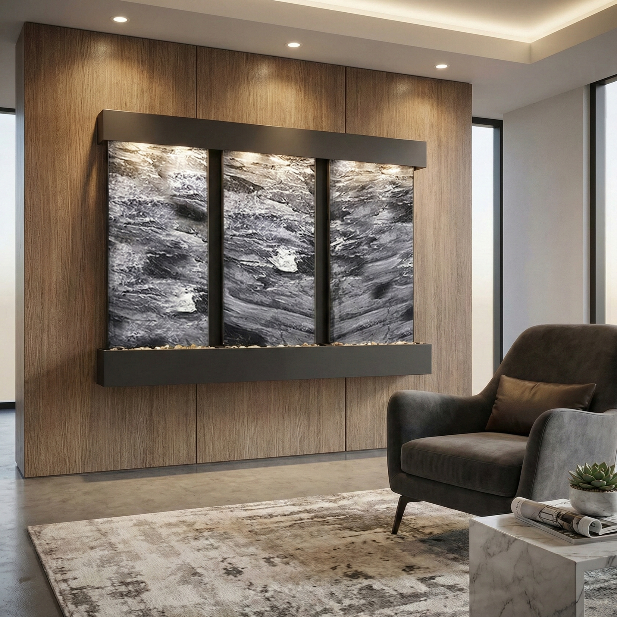 Olympus Falls Marble Wall Fountain