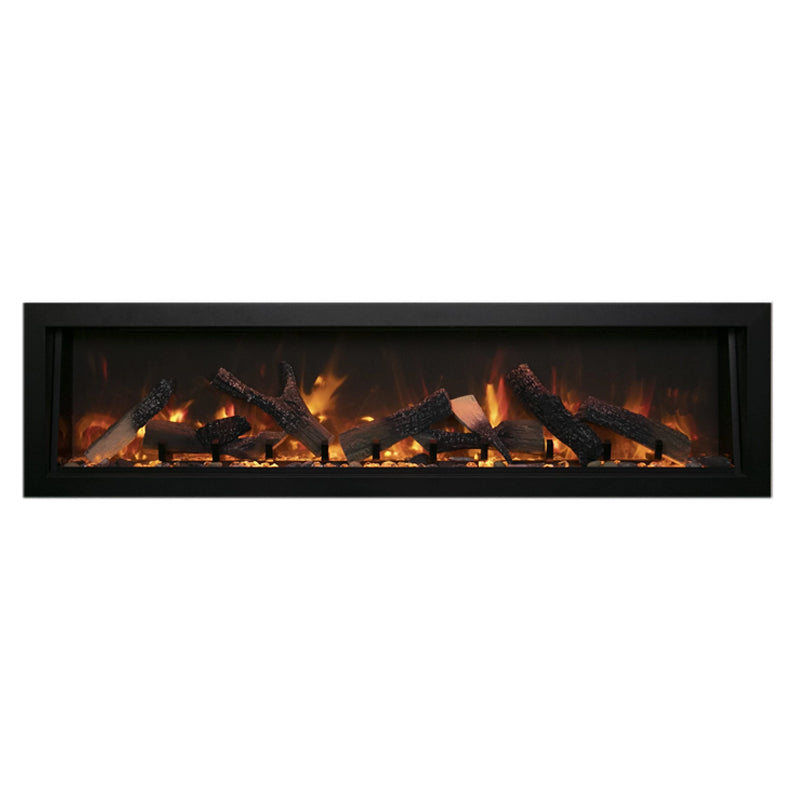 Amantii Panorama 60" Deep Full View Smart Indoor| Outdoor Electric Fireplace
