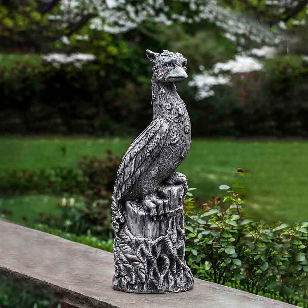 Phoenix Cast Stone Garden Statue – Soothing Company
