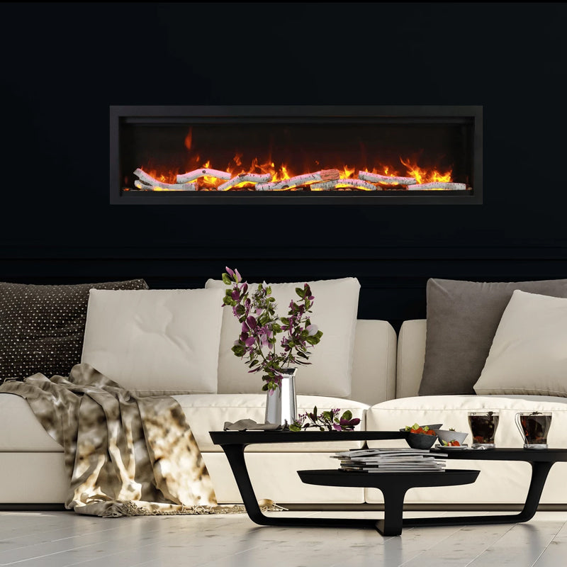 Amantii 100″ Symmetry Smart Indoor | Outdoor Electric Fireplace