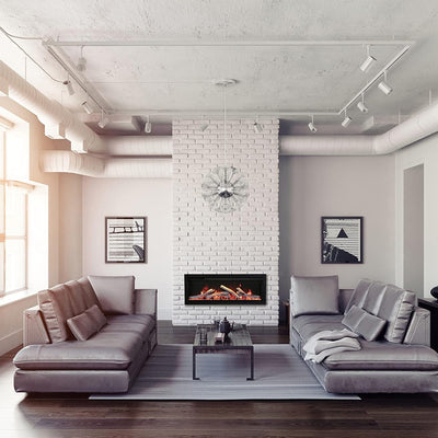 Amantii 50″ Symmetry Smart Indoor | Outdoor Electric Fireplace