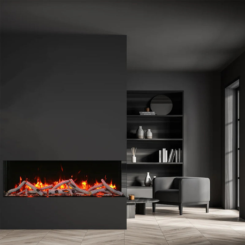 Amantii True View 72" Slim Smart Indoor | Outdoor Electric Fireplace