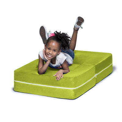 Jaxx Zipline Modular Kids Chair & Ottoman / Fold-Out Lounger