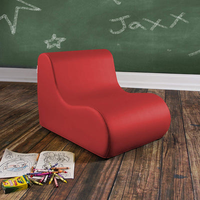 Jaxx Midtown Jr Classroom Soft Foam Chair - Premium Vinyl Cover