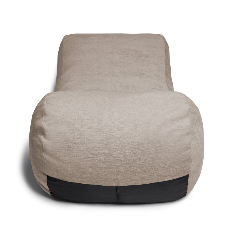 Jaxx Arlo Chaise Lounge Bean Bag Chair with Premium Chenille Cover