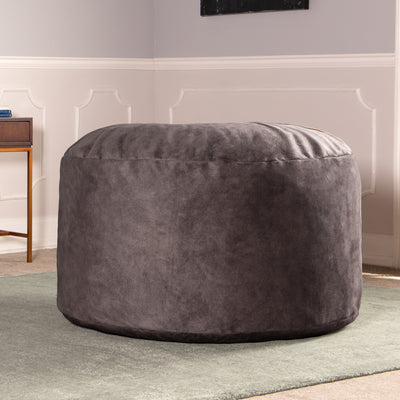 Jaxx Saxx 4 Foot - Plush Round Bean Bag Chair- Padded Microvelvet