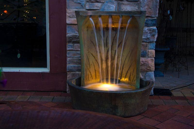 Aria Cast Stone Outdoor Fountain