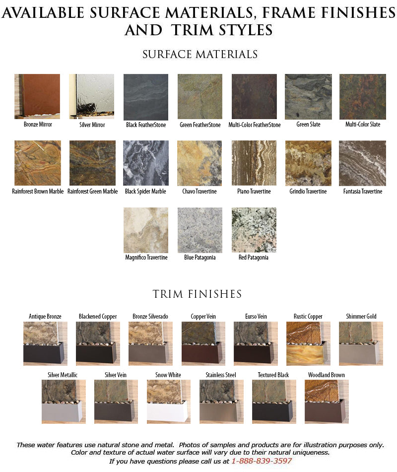 Reflection Creek Wall Fountain with Logo