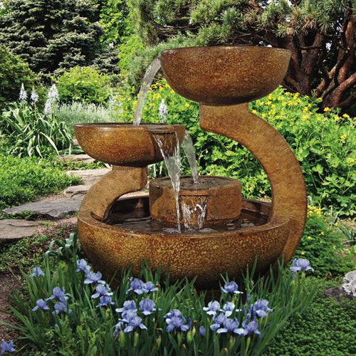 Zen Three Bowl Fountain – Soothing Company