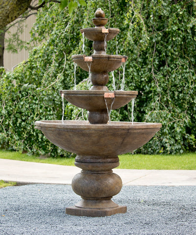Buckingham Four Tier Outdoor Water Fountain
