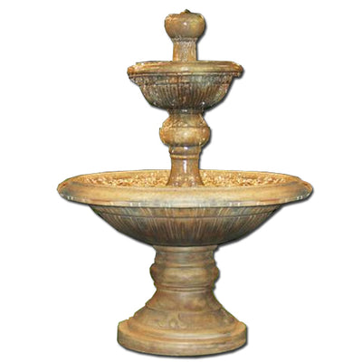 Traviata Two-Tier Outdoor Water Fountain