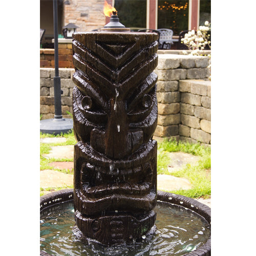 Tiki Column Fire Fountain