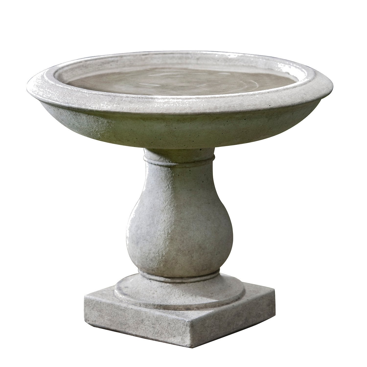 Beauvoir Cast Stone Birdbath