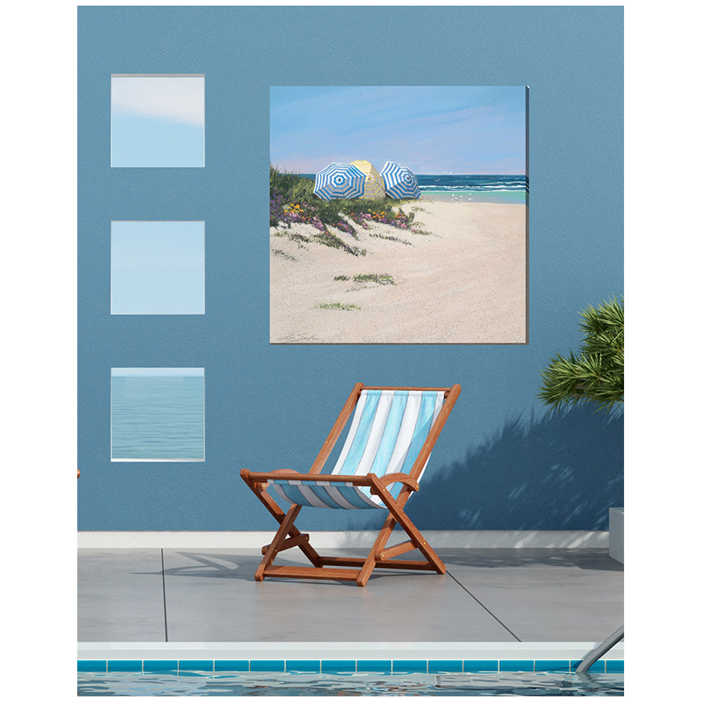Beach Umbrellas Outdoor Canvas Art