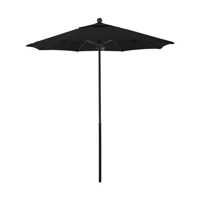 California Umbrella 7.5' Oceanside Series Patio Umbrella With Fiberglass Pole Fiberglass Ribs  Push Lift With Olefin Fabric