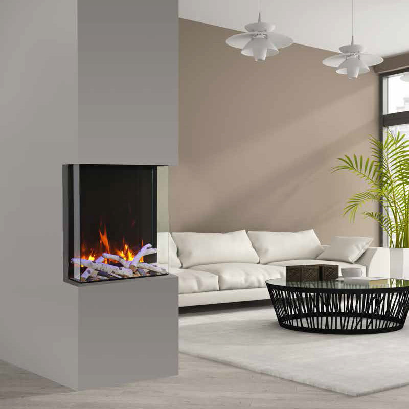 Amantii True View Cube 2025 3-Sided Electric Fireplace – Soothing Company