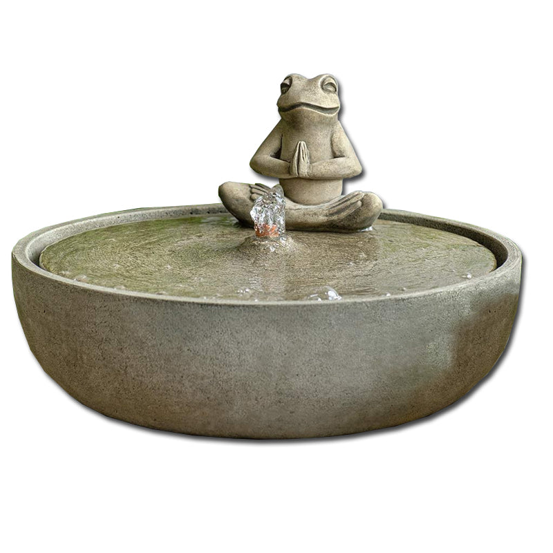 Yoga Frog Fountain