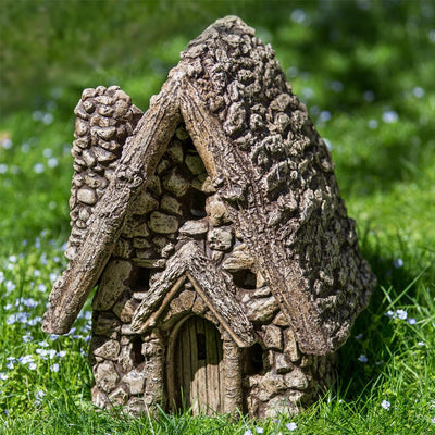 Gnome Sweet Home (2 pcs) Cast Stone Garden Statue