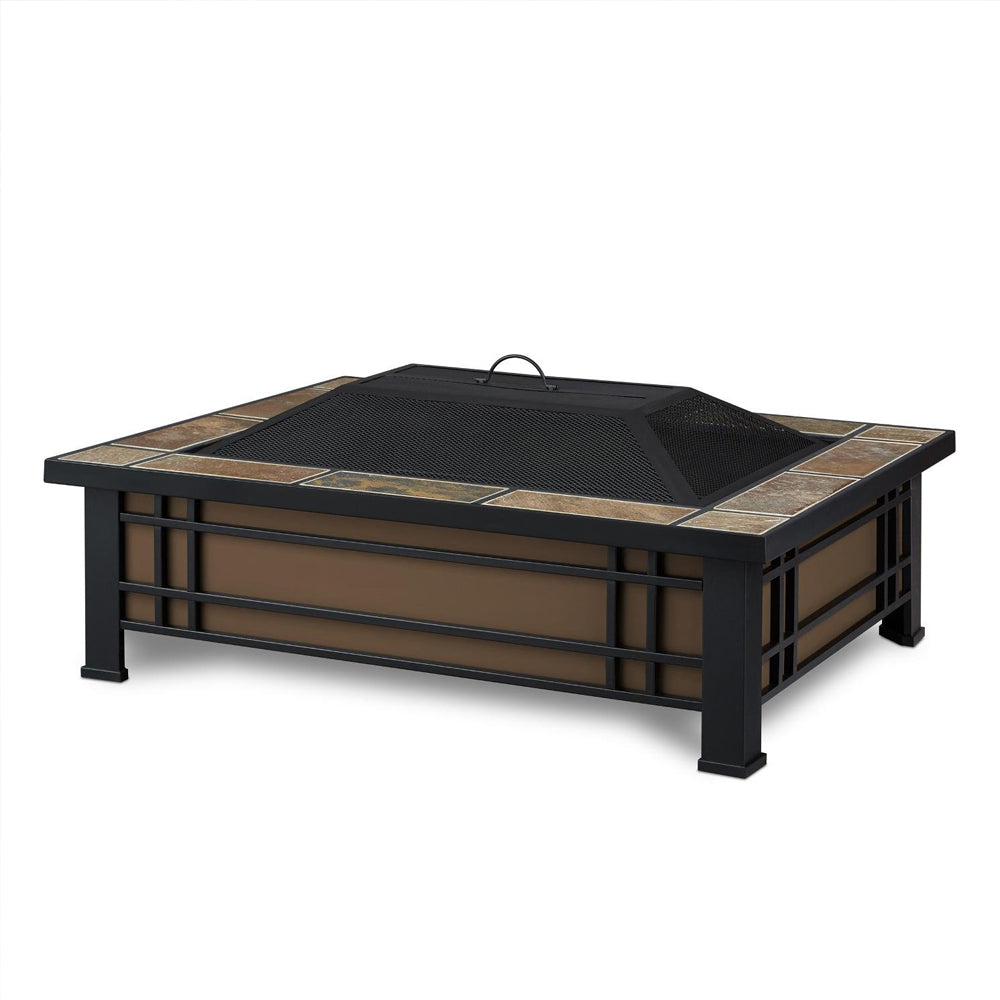 Hamilton Rectangle Wood-Burning Fire Pit
