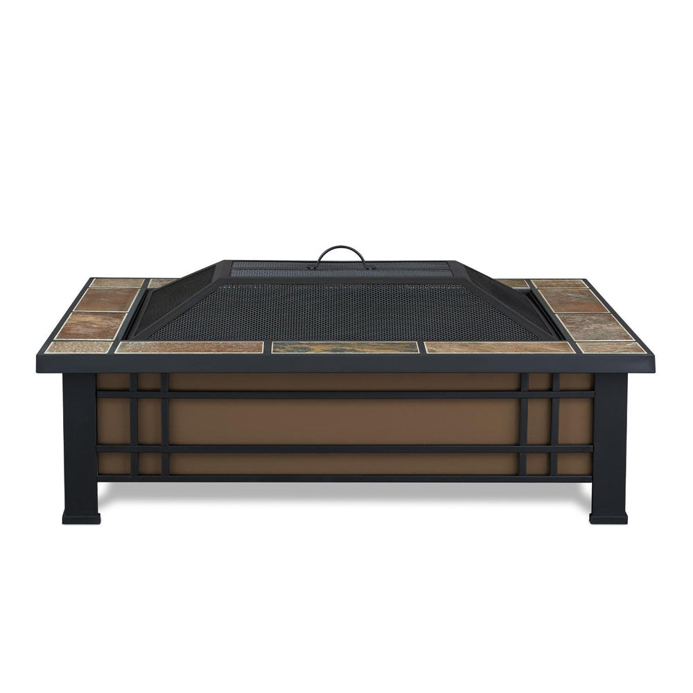 Hamilton Rectangle Wood-Burning Fire Pit
