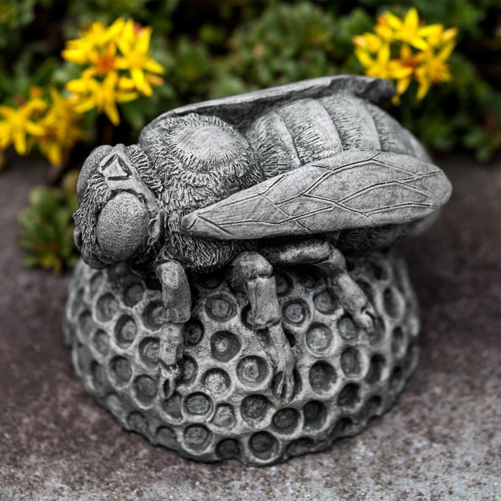 Honey Bee Cast Stone Garden Statue – Soothing Company