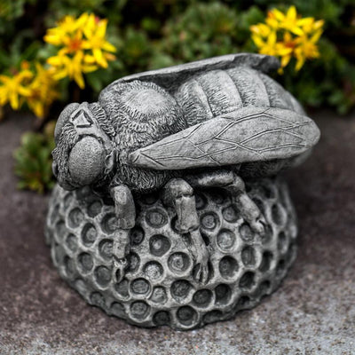 Honey Bee Cast Stone Garden Statue