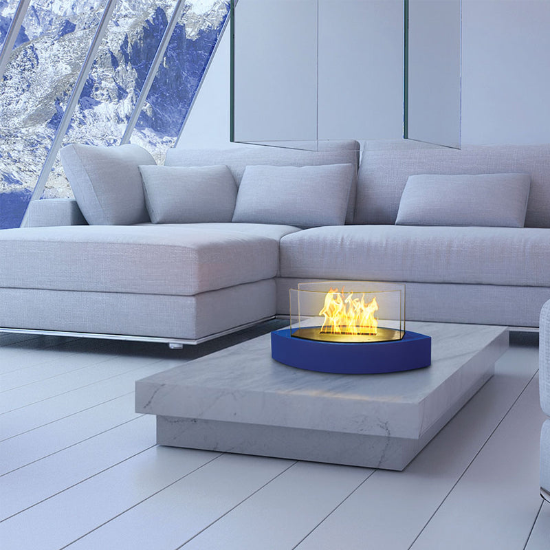 Anywhere Fireplace Oasis Stainless Steel Tabletop Bio-ethanol Gel