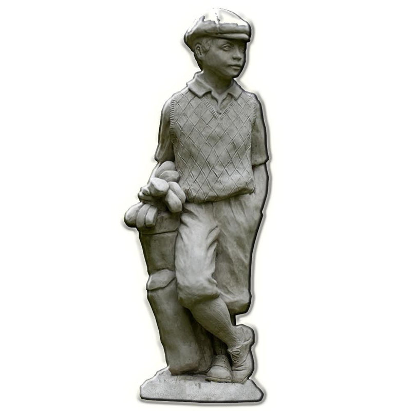 Male Golfer Cast Stone Garden Statue