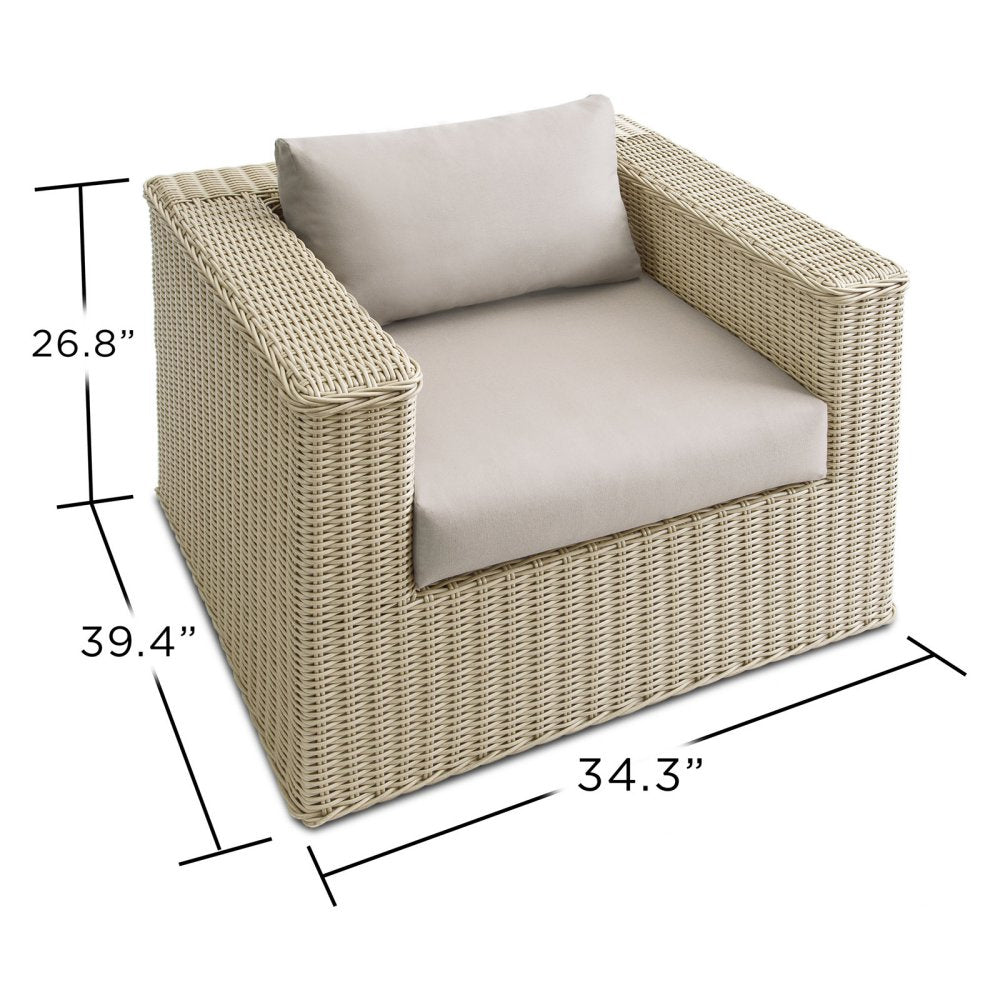 Mezzo Wicker Club Chair Set of 2
