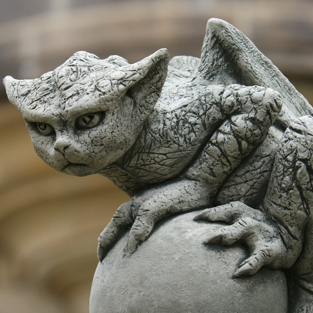 Oscar Cast Stone Garden Statue | Gargoyle Statue
