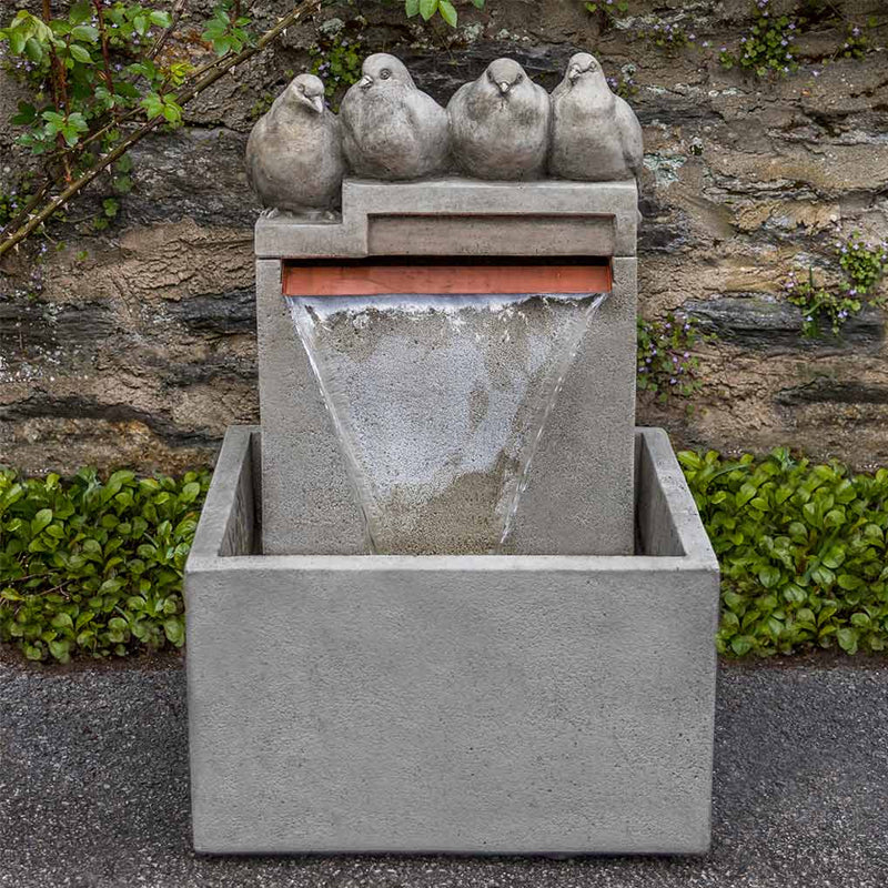 Fontaine 4種類 Quartet Garden Outdoor Water Fountain with Birds – Soothing Company
