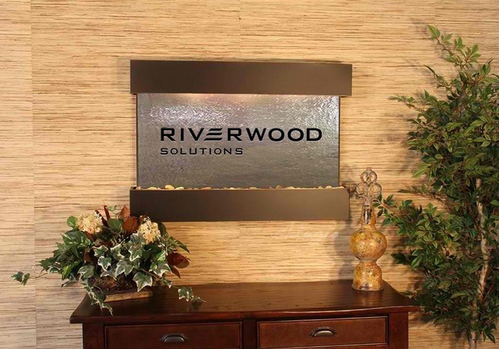 Reflection Creek Wall Fountain with Logo