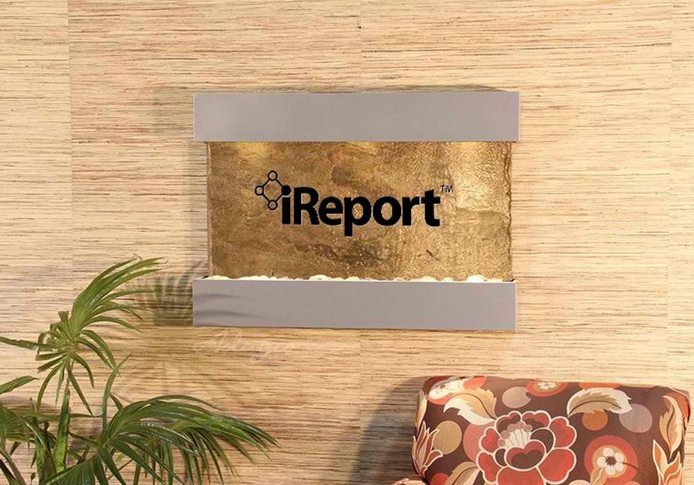 Reflection Creek Wall Fountain with Logo