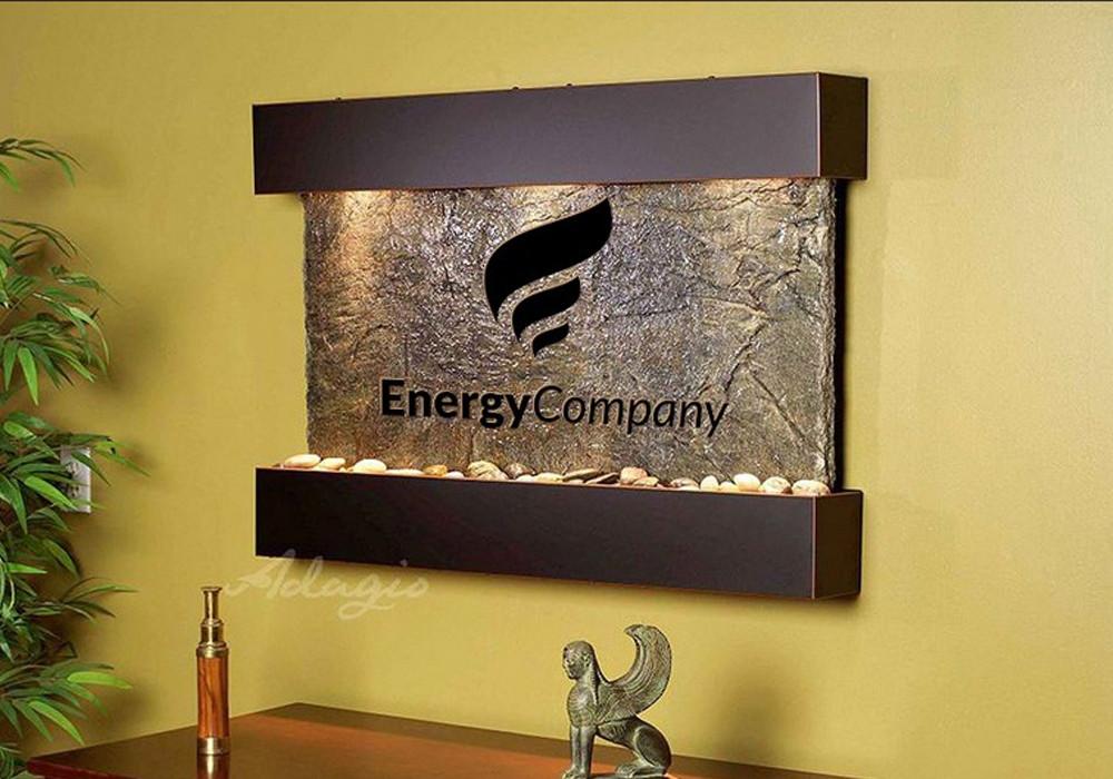 Reflection Creek Wall Fountain with Logo