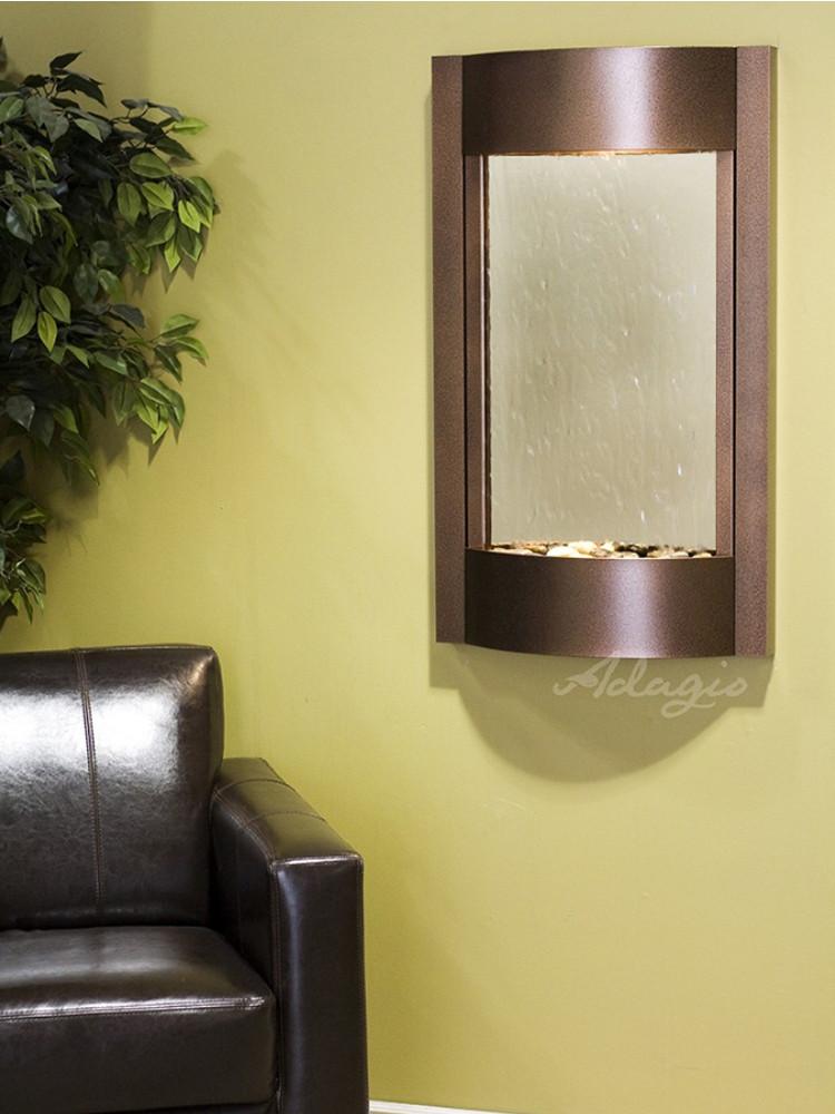 Serene Waters Mirror Wall Fountain