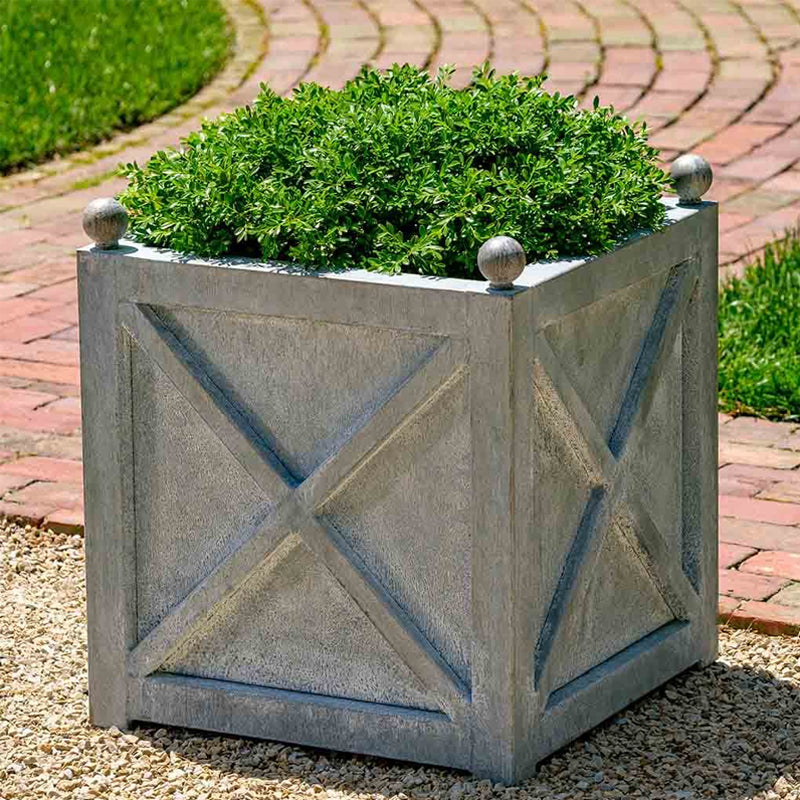 huge planter boxes Campania 6092-9701 Square Villandry Planter Large