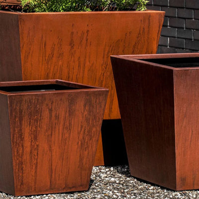 Steel Tapered Planter - Set of 3