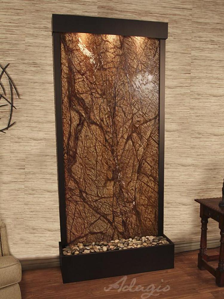 Tranquil River Floor Fountain - Rear Mounted