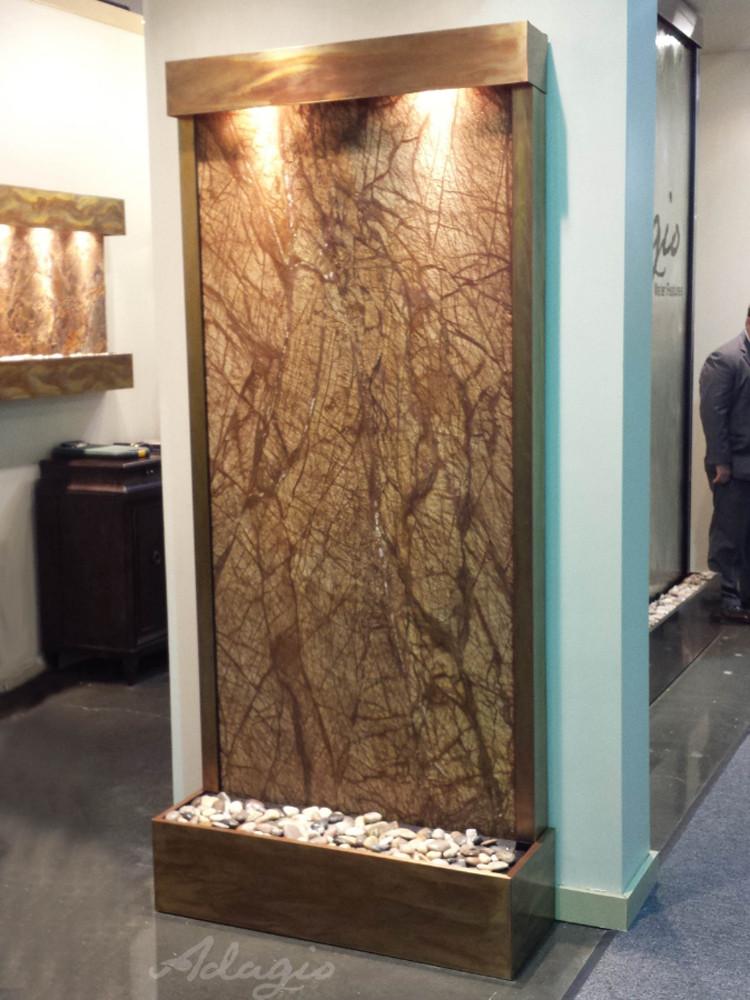 Tranquil River Floor Fountain - Rear Mounted