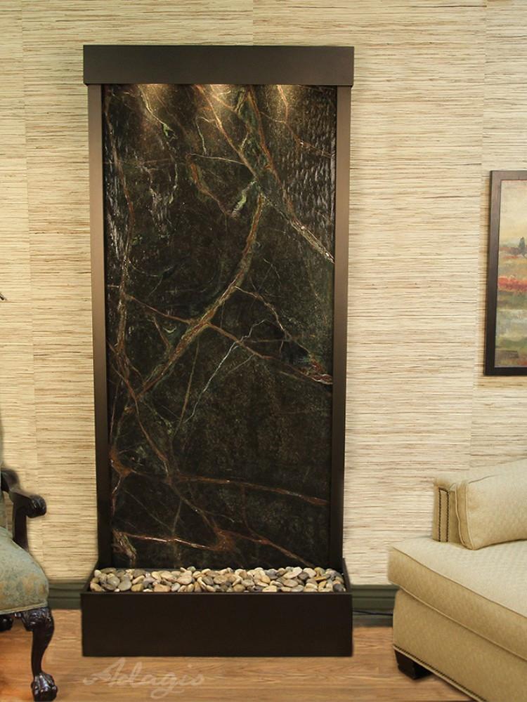 Tranquil River Floor Fountain - Rear Mounted