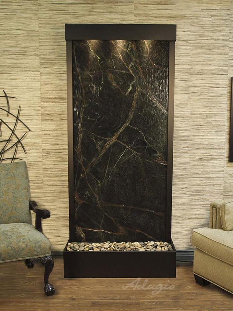 Tranquil River Floor Fountain - Rear Mounted