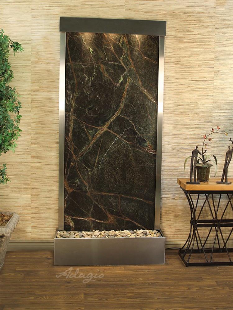 Tranquil River Floor Fountain - Rear Mounted