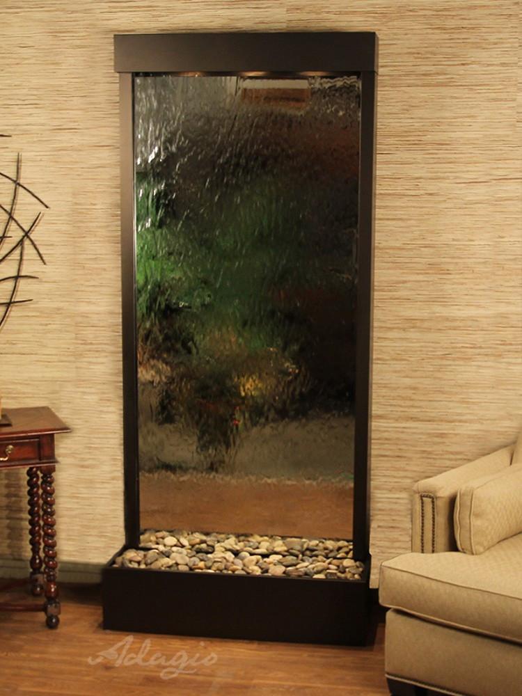 Tranquil River Floor Fountain - Rear Mounted